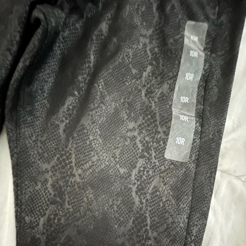 Express Snake Print Ankle Legging Mid Rise